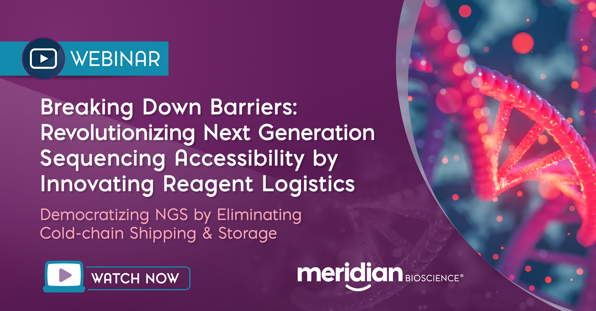 Breaking Down Barriers: Revolutionizing Next Generation Sequencing Accessibility by Innovating Reagent Logistics